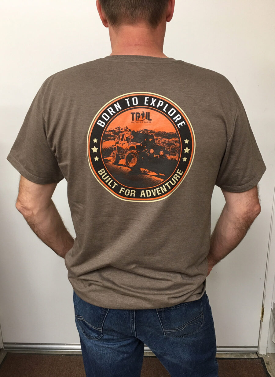 Trail Industries Jeep Born to Explore Graphic T Shirt