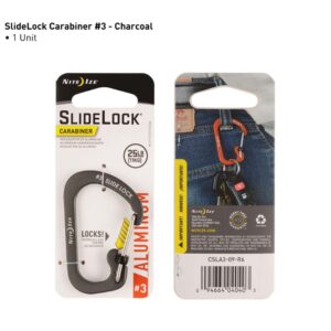 Trail Industries | Nite Ize | No3 Carabiner Charcoal