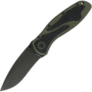 Trail Industries | Kershaw | Blur Linerlock A/O Pocket Knife | Olive Drab