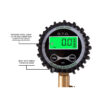 Trail Industries | OVS | Overland Vehicle Systems | Digital Tire Gauge with Valve Kit and Storage Bag Universal