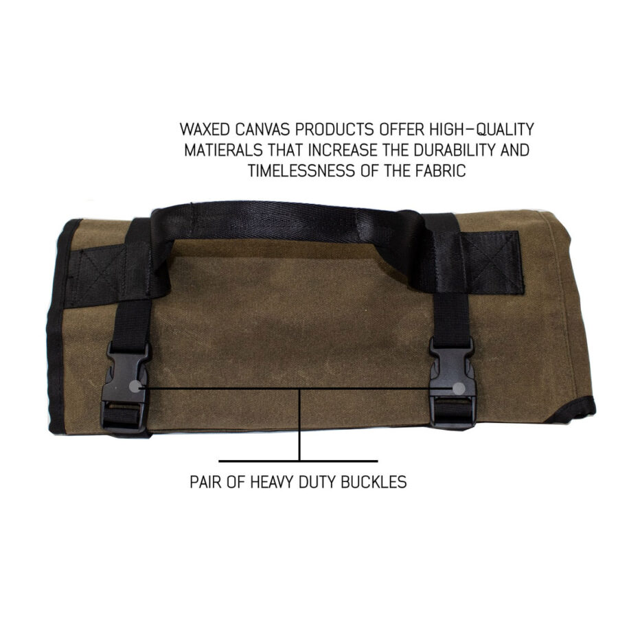 Trail Industries | Overland Vehicle Systems | OVS | Rolled Bag General Tools with Handle and Straps