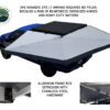 Trail Industries | Overland Vehicle Systems | Nomadic 270 LT Awning Gray with Black Travel Cover, Driver Side