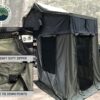 Trail Industries | Overland Vehicle Systems | Nomadic 3 Annex Green Base with Black Floor and Travel Cover
