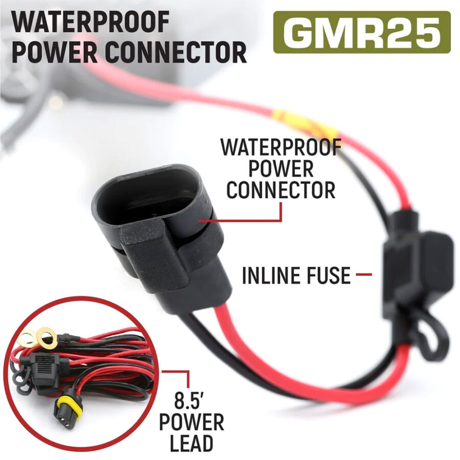 Rugged Radios Radio Kit - GMR25 Waterproof GMRS Band Mobile Radio with Antenna