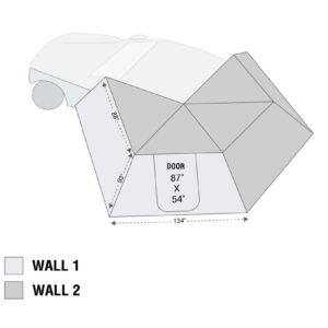 OVS Nomadic 270 LT Awning Wall 1 Driver Side