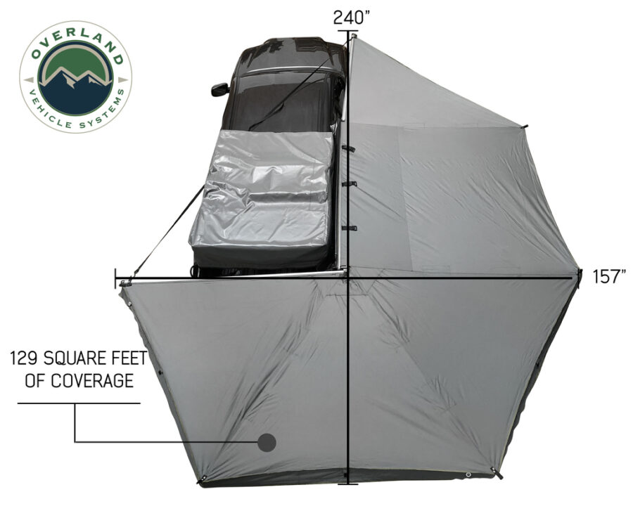 Trail Industries | OVS | Overland Vehicle System | Nomadic Awning 270 Passenger Side