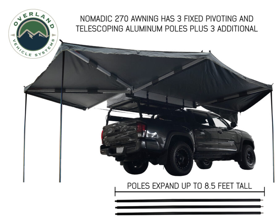 Trail Industries | OVS | Overland Vehicle System | Nomadic Awning 270 Passenger Side