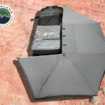 OVS Nomadic Awning 270 Passenger Side — Dark Gray with Black Cover