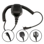 Rugged Radios Hand Speaker Mic Waterproof for Handheld Radios