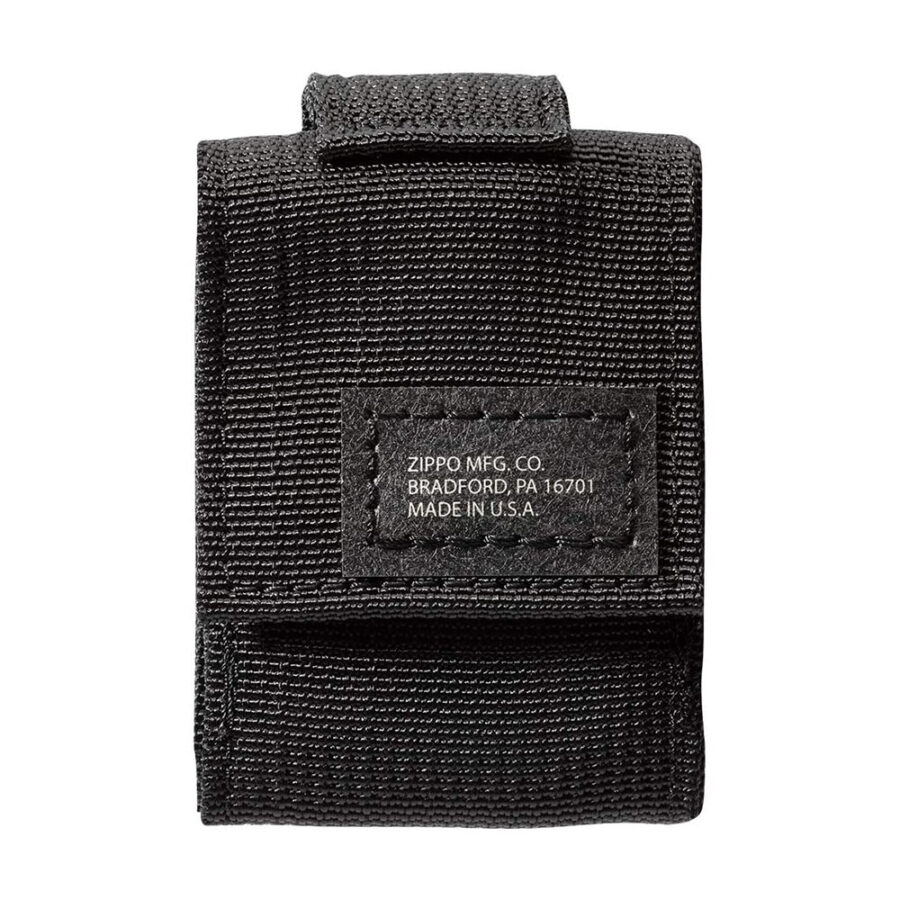 Zippo Lighter with MOLLE Pouch Gift Set - Black