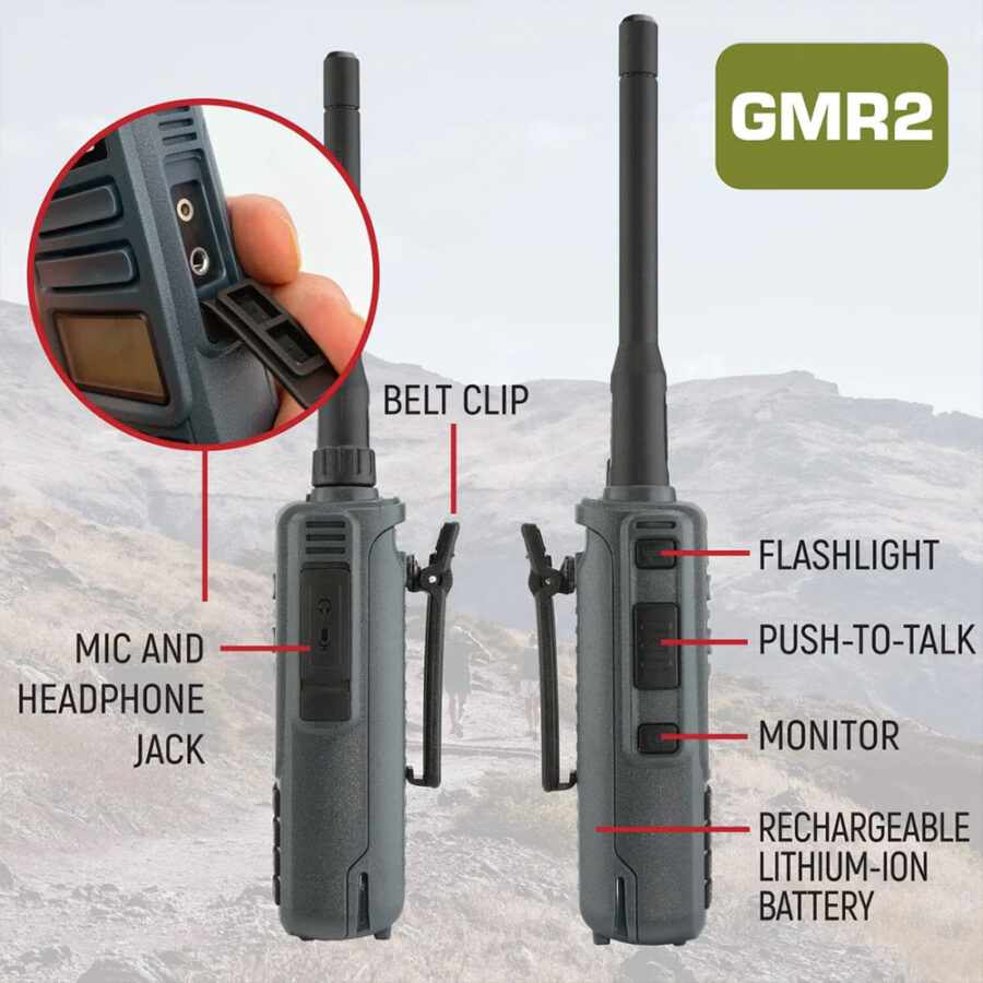 Rugged Radios Rugged GMR2 GMRS/FRS Handheld Radio - Image 6