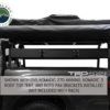 OVS Discovery Rack with Side Cargo Plates, With Front Cargo Tray System Kit Mid Size Truck Short Bed Application