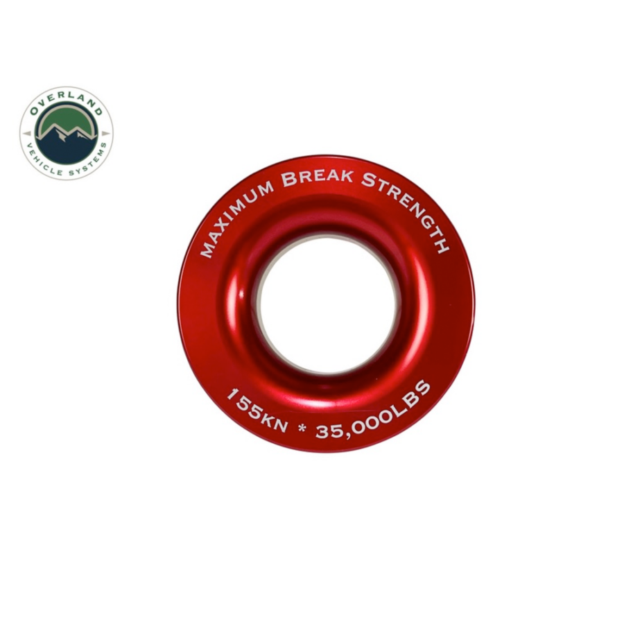 OVS Recovery Ring 2.5" 10,000 lb. Red With Storage Bag