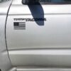 American Flag Decal on Tacoma Door