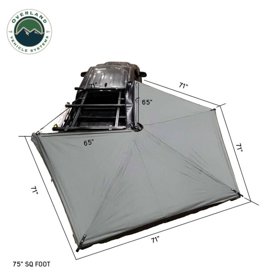 OVS Nomadic 270LTE Passenger side with dimensions