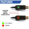 Rugged Radios GMR2 XL Battery Charging Cable Indicator