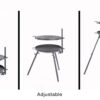 Outback Grills Explorer 300 Fire Pit/Grill Adjustable