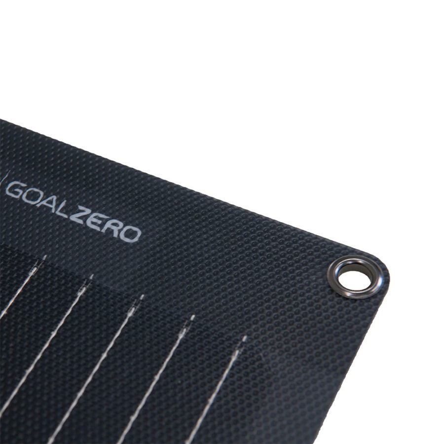 Goal Zero Flex 100i Solar Panel up close of the corner