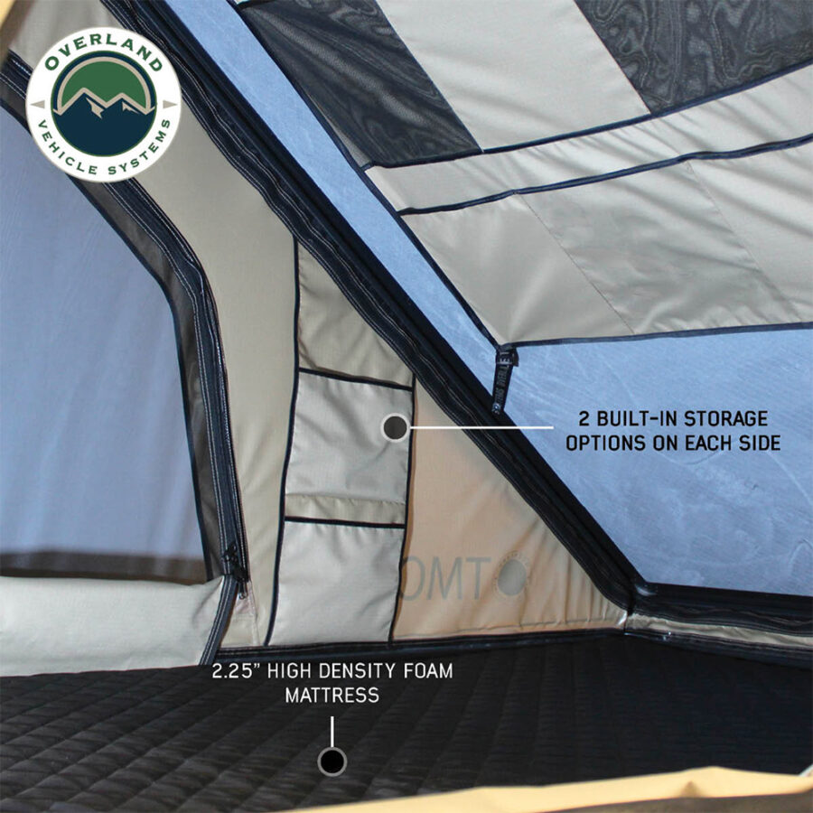 OVS LD TMON Hard Shell Roof Top Tent interior